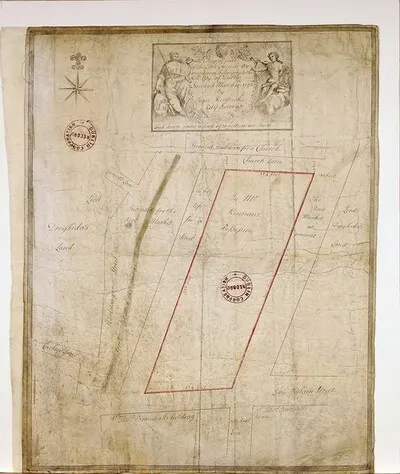 Map of part of Little Green in Oxmantown belonging to the Honble City of Dublin — تصویر رکورد یوروپیانا