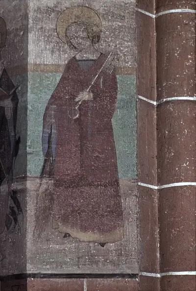 Two Female Saints and Christ — تصویر رکورد یوروپیانا
