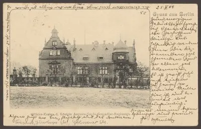 Ansichtskarte Offizierskasino, Königin Augusta Regiment — تصویر رکورد یوروپیانا