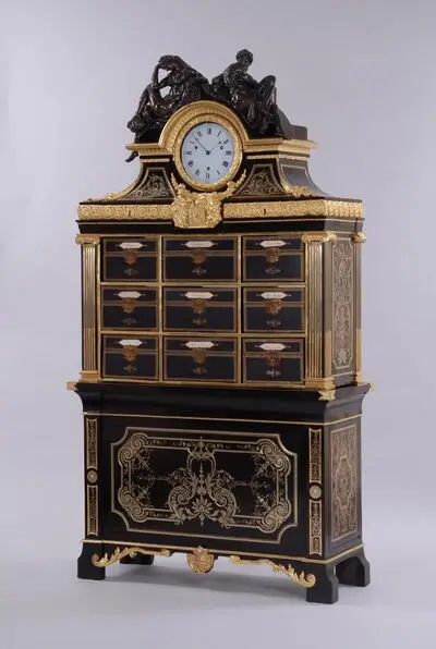 CARTONNIER - Serre-papier avec pendule — تصویر رکورد یوروپیانا