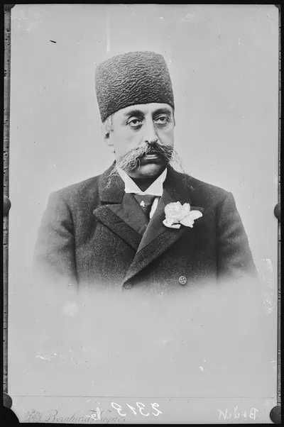 Porträt Mozaffar ad-Din, Schah von Persien — تصویر رکورد یوروپیانا