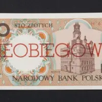 100 złotych - NIEOBIEGOWY — تصویر رکورد یوروپیانا