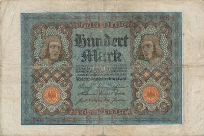 Zahlungsmittel / Reichsbanknote / Hundert Mark — تصویر رکورد یوروپیانا
