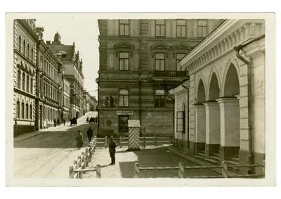 Slottsgatan i Viborg, med högvakten och ... — تصویر رکورد یوروپیانا
