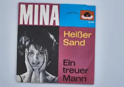 Heißer Sand - Mina Single — تصویر رکورد یوروپیانا