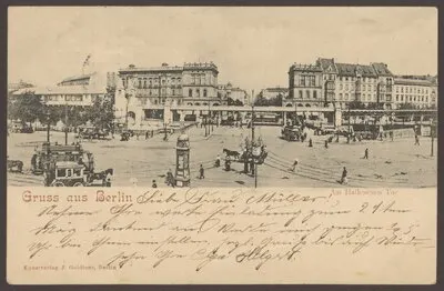 Ansichtskarte Straßenansicht, „Am Halleschen Tor“ — تصویر رکورد یوروپیانا