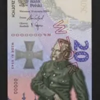 20 złotych - banknot kolekcjonerski — تصویر رکورد یوروپیانا