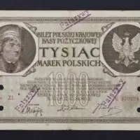 1000 marek polskich — تصویر رکورد یوروپیانا