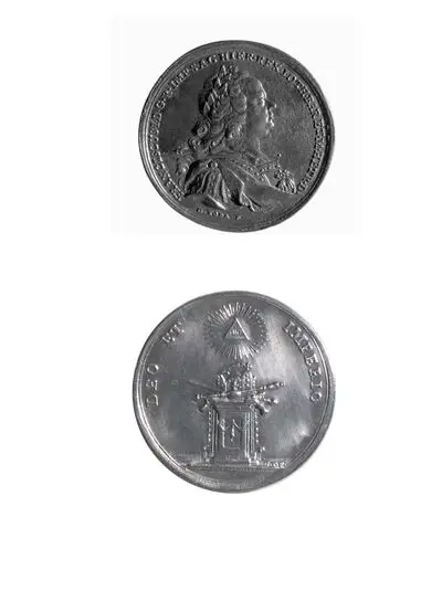 Medalie dedicată încoronării lui Francisc I ca împărat romano-german — تصویر رکورد یوروپیانا