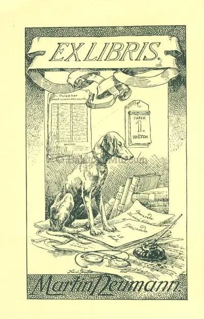 Ex libris Martin Neumann — تصویر رکورد یوروپیانا