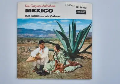 Mexico - Bob Moore und sein Orchester Single — تصویر رکورد یوروپیانا