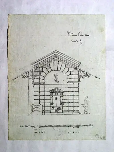Fountain project of Palazzina Chiesa — تصویر رکورد یوروپیانا