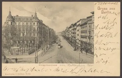 Ansichtskarte Königgrätzer Straße, nahe Hallesches Tor — تصویر رکورد یوروپیانا