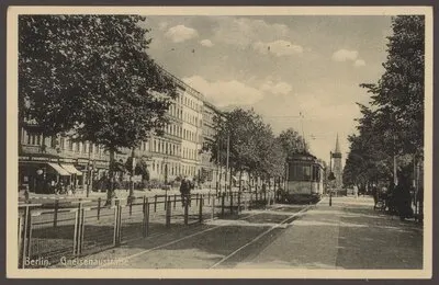 Ansichtskarte Gneisenaustraße, Straßenbahnhaltestelle [2/2] — تصویر رکورد یوروپیانا