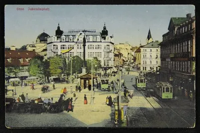 Graz. Jakominiplatz. — تصویر رکورد یوروپیانا
