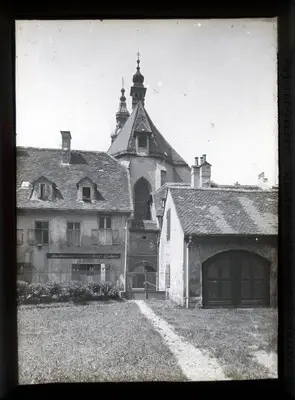 Mesnergasse, Rückansicht der Stadtpfarrkirche — تصویر رکورد یوروپیانا