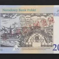 20 złotych - WZÓR - banknot kolekcjonerski — تصویر رکورد یوروپیانا