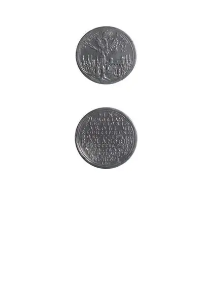 Medalie dedicată încoronării lui Carol VI ca rege și împărat roman — تصویر رکورد یوروپیانا