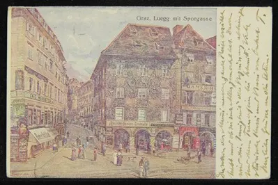Graz. Luegg mit Sporgasse — تصویر رکورد یوروپیانا