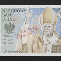 50 złotych -WZÓR - banknot kolekcjonerski — تصویر رکورد یوروپیانا