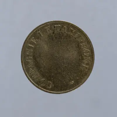 Marca: marcă de monetărie - cornucopia - Paris; Tehnica: batere; Muchia: netedă; Aversul: Text dispus circular pe margine, având în partea inferioară marca de monetărie - Paris, reprezentată de un cor — تصویر رکورد یوروپیانا
