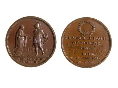 Medalie dedicată capitulării Mantovei — تصویر رکورد یوروپیانا