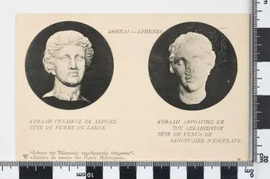 Στρατιωτικό (ατελές) - Επιστολικό δελτάριο: ΚΕΦΑΛΗ ΓΥΝΑΙΚΟΣ ΕΚ ΛΕΡΝΗΣ — تصویر رکورد یوروپیانا