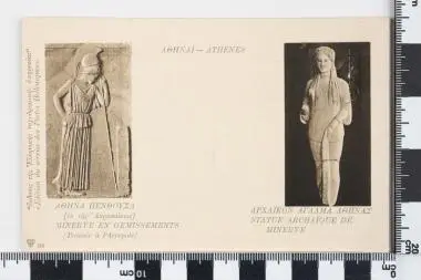 Στρατιωτικό (ατελές) - Επιστολικό δελτάριο: ΑΘΗΝΑ ΠΕΝΘΟΥΣΑ [εκ της Ακροπόλεως] — تصویر رکورد یوروپیانا