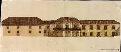 [Fachada interior de un palacio o casa real] [Material gráfico] — تصویر رکورد یوروپیانا