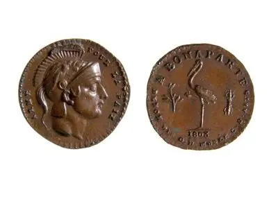 Medalie dedicată lui Napoleon ca erou al păcii — تصویر رکورد یوروپیانا