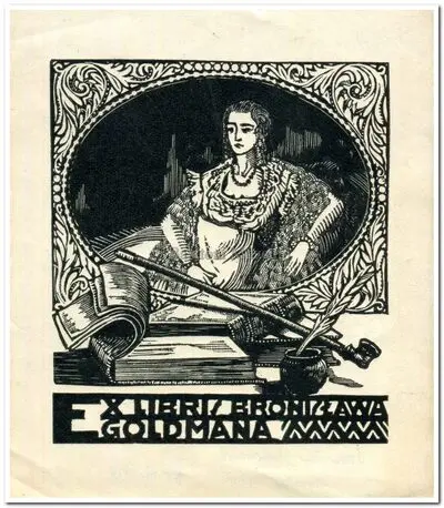 Ex libris Bronistawa Goldmana — تصویر رکورد یوروپیانا