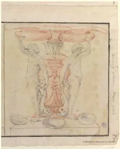 [Vástago antropomorfo de fuente] [Material gráfico] — تصویر رکورد یوروپیانا