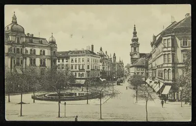 Graz. Bismarckplatz mit der Herrengasse — تصویر رکورد یوروپیانا