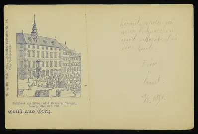 Gruß aus Graz. Rathaus um 1700 — تصویر رکورد یوروپیانا