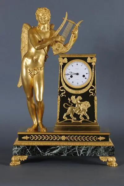 PENDULE - Apollon jouant de la lyre — تصویر رکورد یوروپیانا
