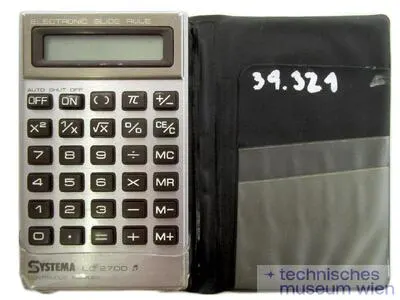 Elektronischer Taschenrechner Systema LC 2700 Electronic Slide Rule — تصویر رکورد یوروپیانا