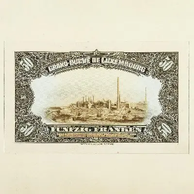 Projet d'un billet de 50 francs non-réalisé de 1931 — تصویر رکورد یوروپیانا
