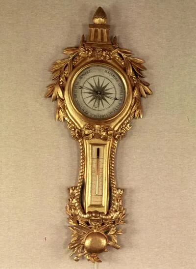 INSTRUMENT SCIENTIFIQUE - Baromètre-thermomètre — تصویر رکورد یوروپیانا