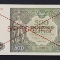 PLN 500 - WZÓR — تصویر رکورد یوروپیانا