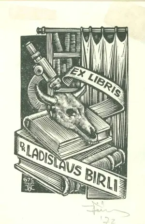 Ex libris Dr. Ladislaus Birli — تصویر رکورد یوروپیانا