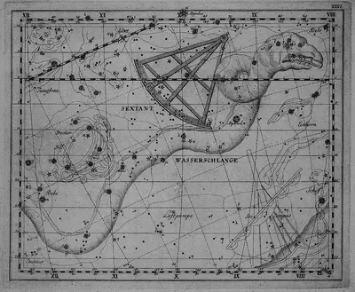Plaque XXVI: The ship of the Argo. See-Compas. Air pump. Water snake. Sextant — تصویر رکورد یوروپیانا