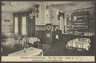 Ansichtskarte "Restaurant Potsdamer Garten", Königgrätzer Straße 123 — تصویر رکورد یوروپیانا