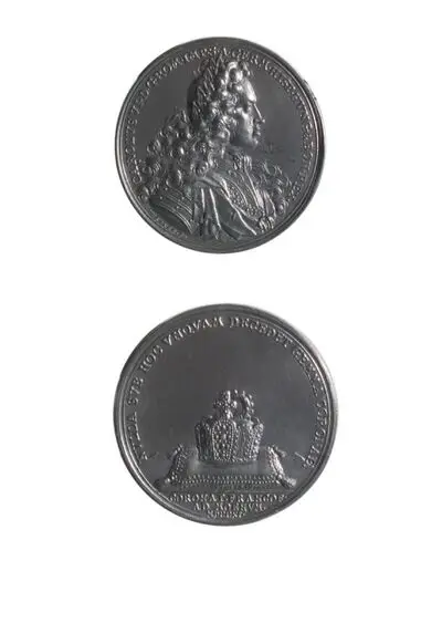 Medalie dedicată încoronării lui Carol VI ca împărat roman — تصویر رکورد یوروپیانا