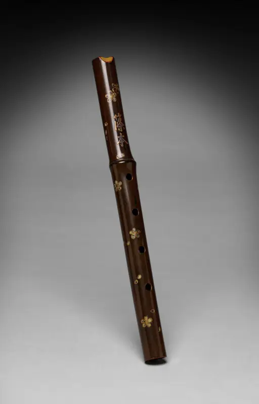 End-blown Flute (Hitoyogiri) — تصویر رکورد موزهٔ هنر کلیولند (دسترسی آزاد)