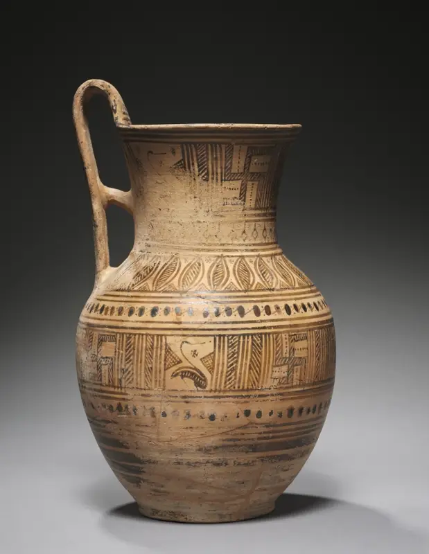 Geometric Pitcher: Swans — تصویر رکورد موزهٔ هنر کلیولند (دسترسی آزاد)