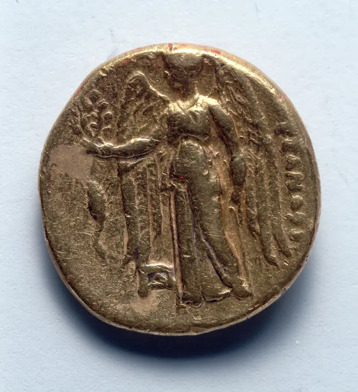 Stater: Winged Nike, l., Holding Wreath (reverse) — تصویر رکورد موزهٔ هنر کلیولند (دسترسی آزاد)