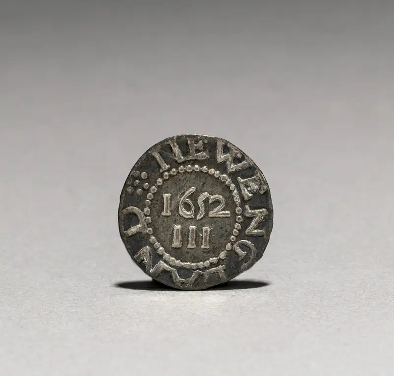 Pine Tree Three Pence (reverse) — تصویر رکورد موزهٔ هنر کلیولند (دسترسی آزاد)