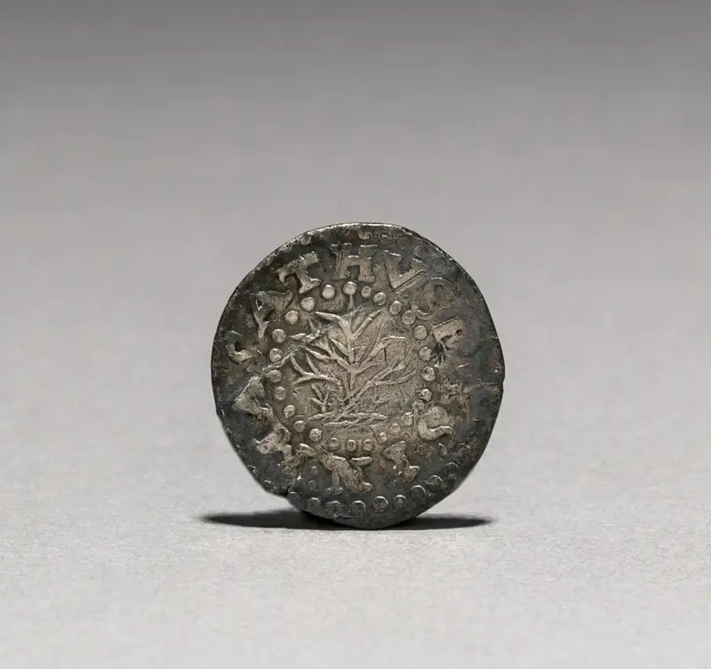Oak Tree Two Pence (obverse) — تصویر رکورد موزهٔ هنر کلیولند (دسترسی آزاد)