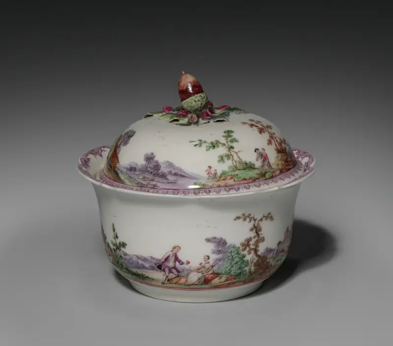 Covered Sugar Bowl (Pot à sucre) — تصویر رکورد موزهٔ هنر کلیولند (دسترسی آزاد)