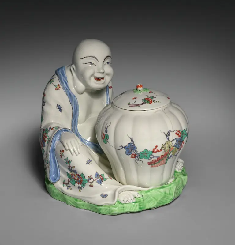 Figure of Budai or Hotei with Jar — تصویر رکورد موزهٔ هنر کلیولند (دسترسی آزاد)